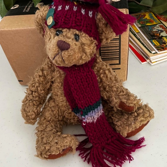 8BRASS BUTTON BEARS COLLECTION, PICKFORD BEARS, SET OF 8, POLYESTER FIBER, NAMED - Picture 7 of 12